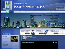 Tablet Screenshot of benmerguilaw.com